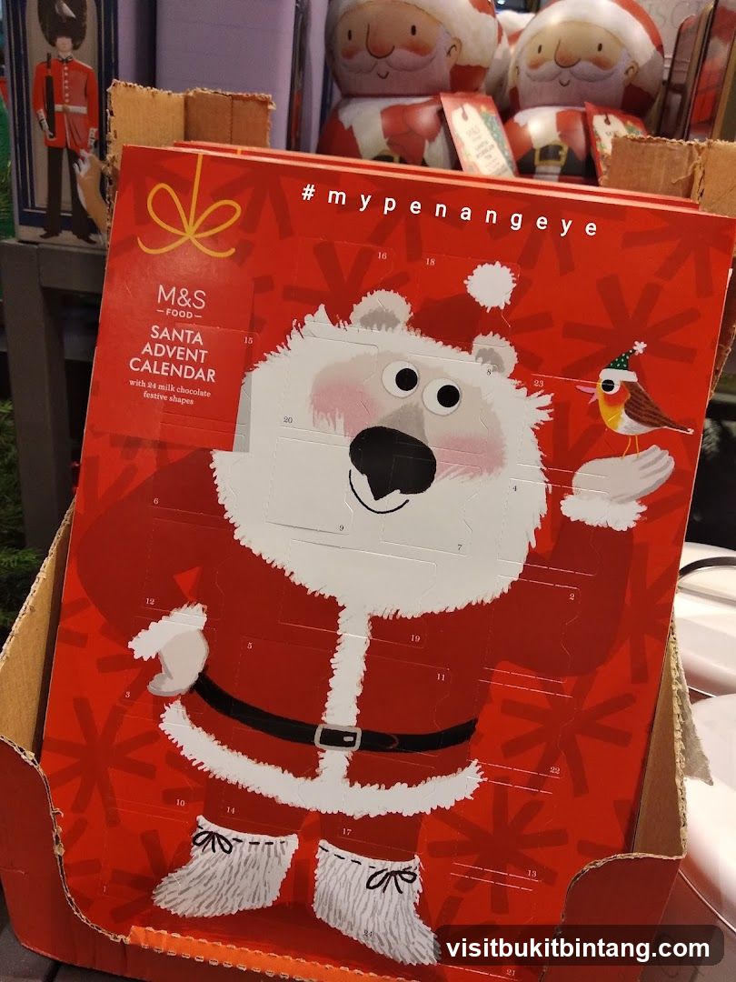 M&S Food Santa Advent Calendar