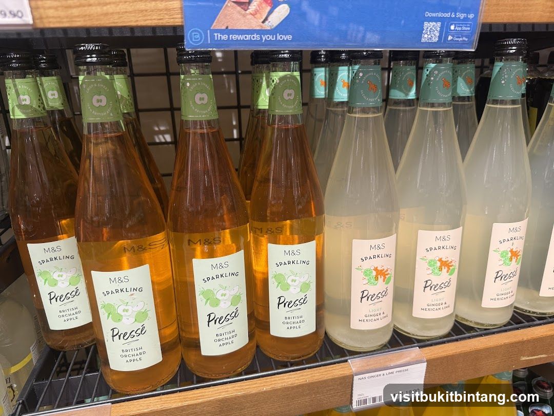 M&S Sparkling Presse Drinks