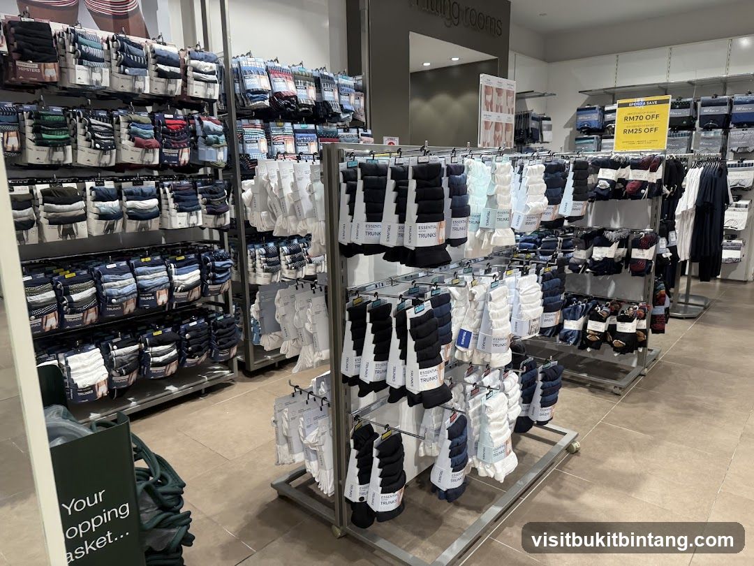 Underwear and Socks Display