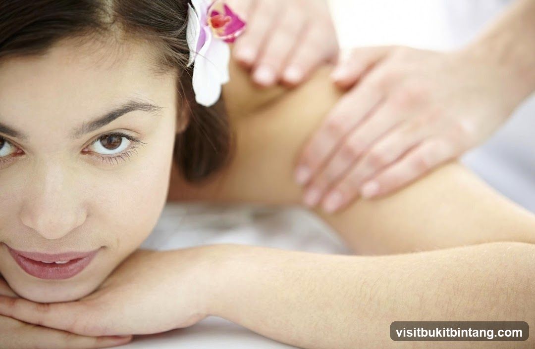 Woman receiving a massage