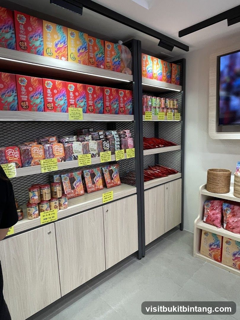Store Interior with Packaged Goods