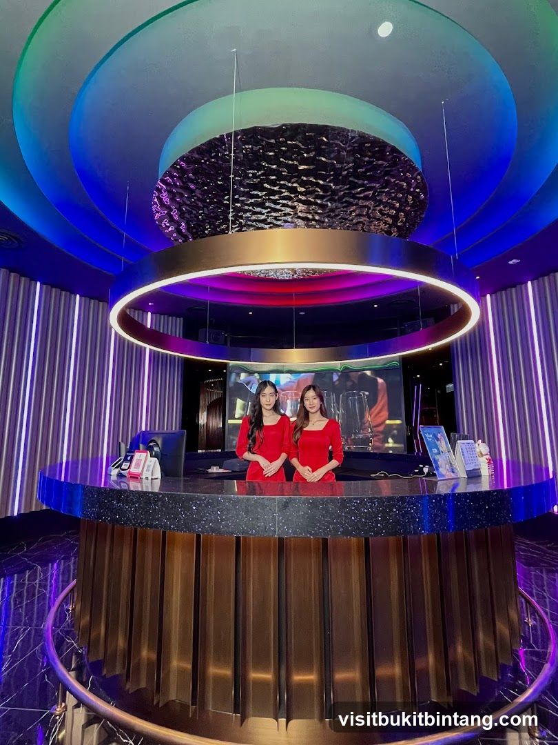 Reception Desk with Staff