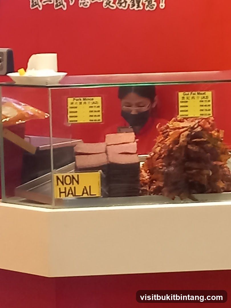 Food stall counter