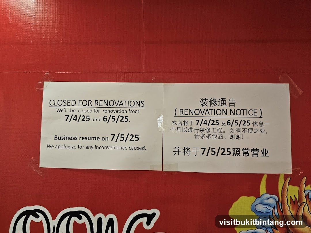 Renovation Notice