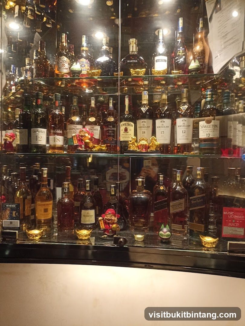 Display of Liquor Bottles