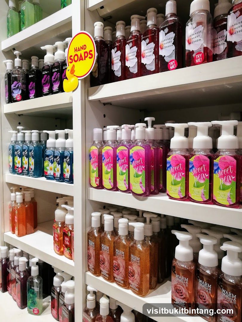 Hand Soaps Display