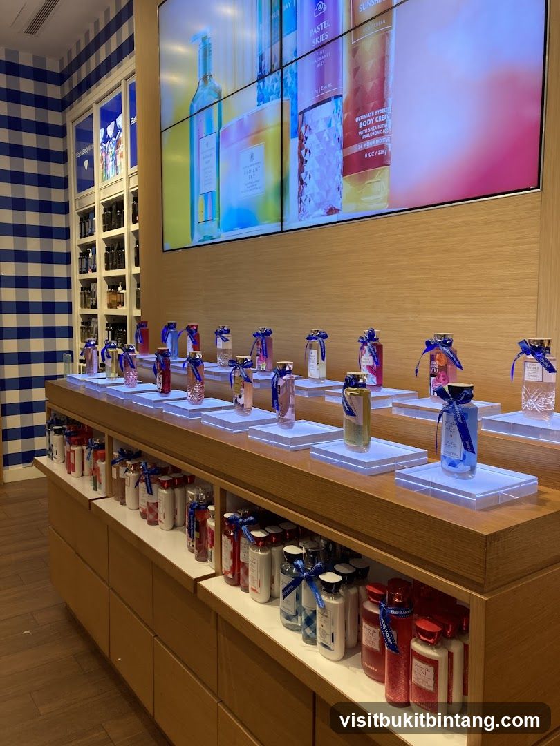 Bath and Body Works Display