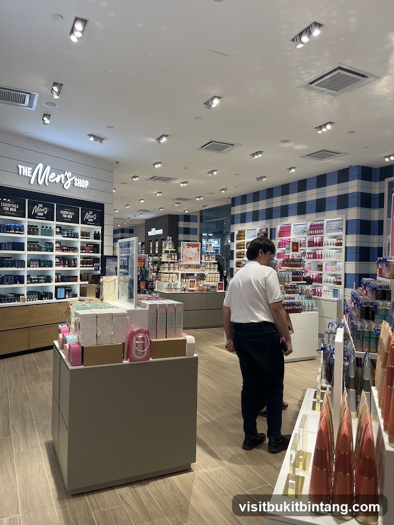 Interior of a retail store
