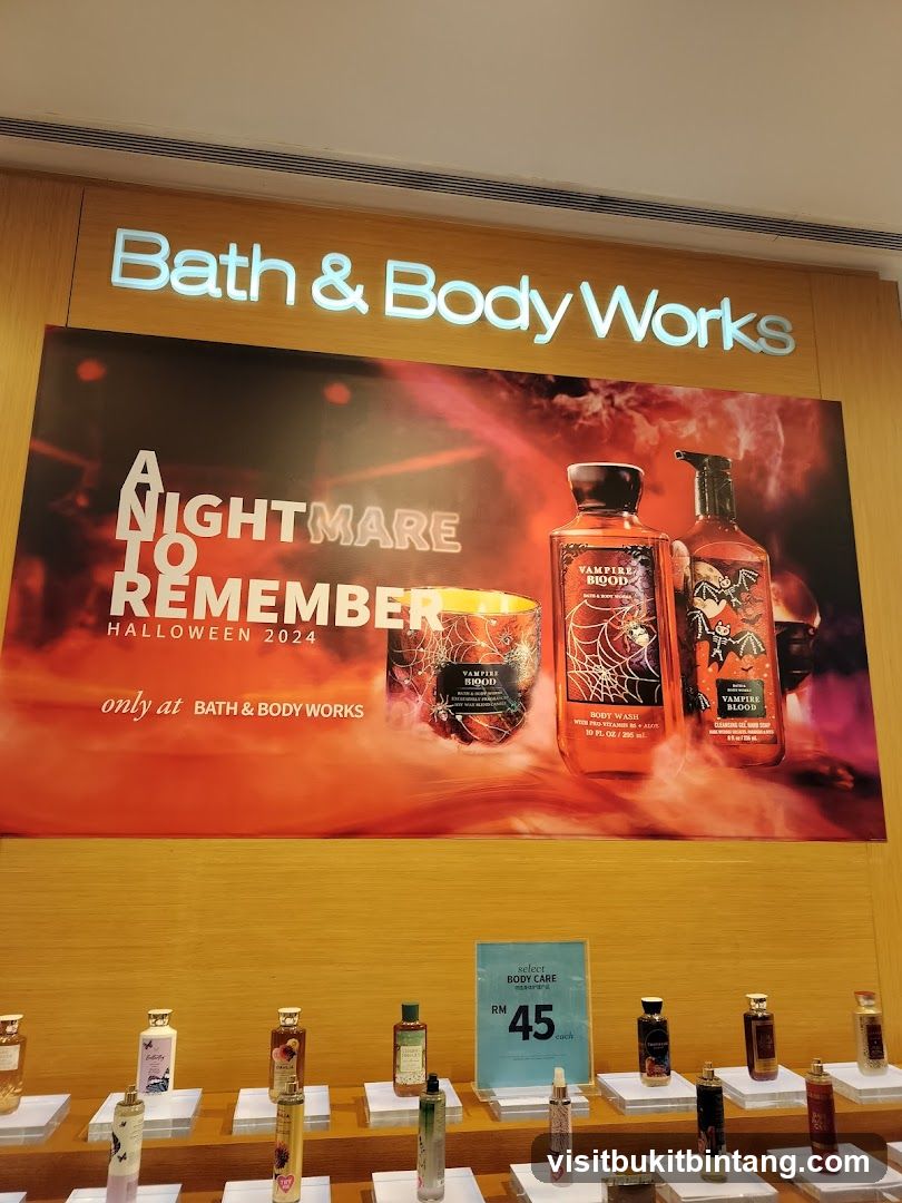 Bath & Body Works Halloween Display