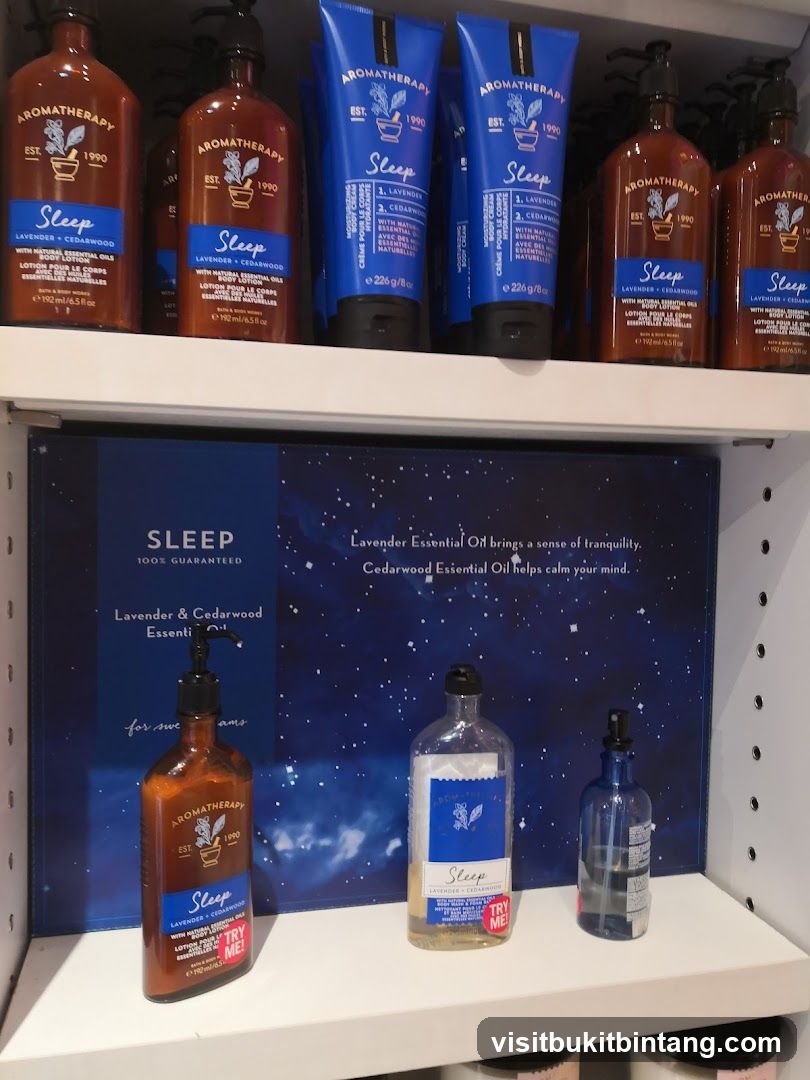 Bath & Body Works Aromatherapy Sleep Products