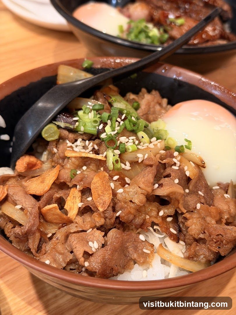 Beef Bowl with Egg