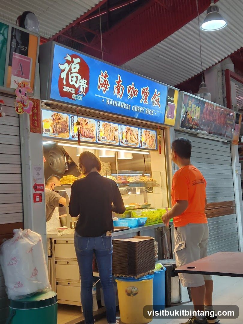 Hainanese Curry Rice Stall