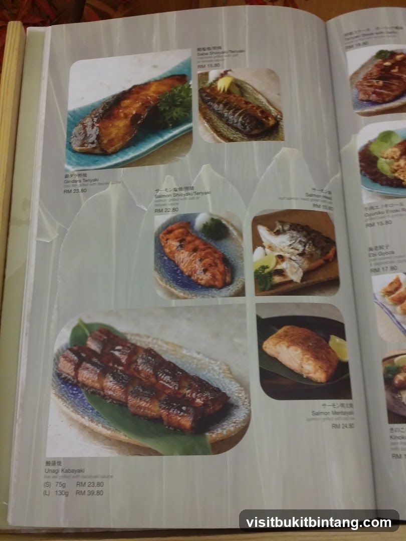 Japanese Menu