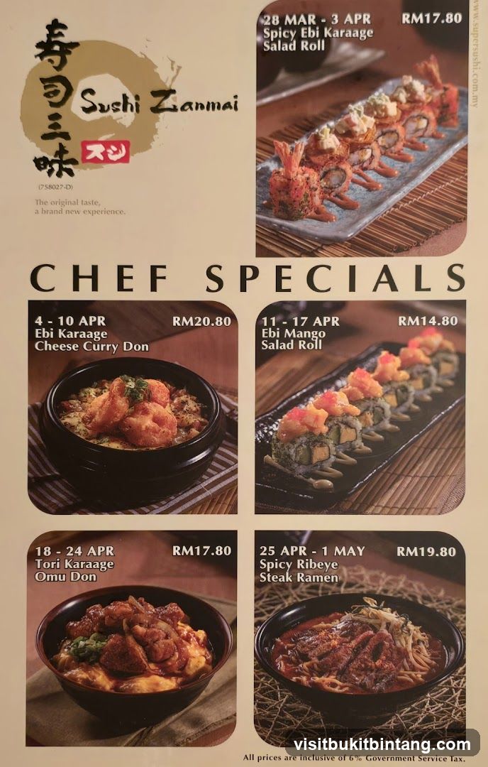 Chef Specials