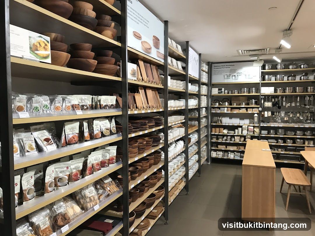 Kitchenware and Food Products Display