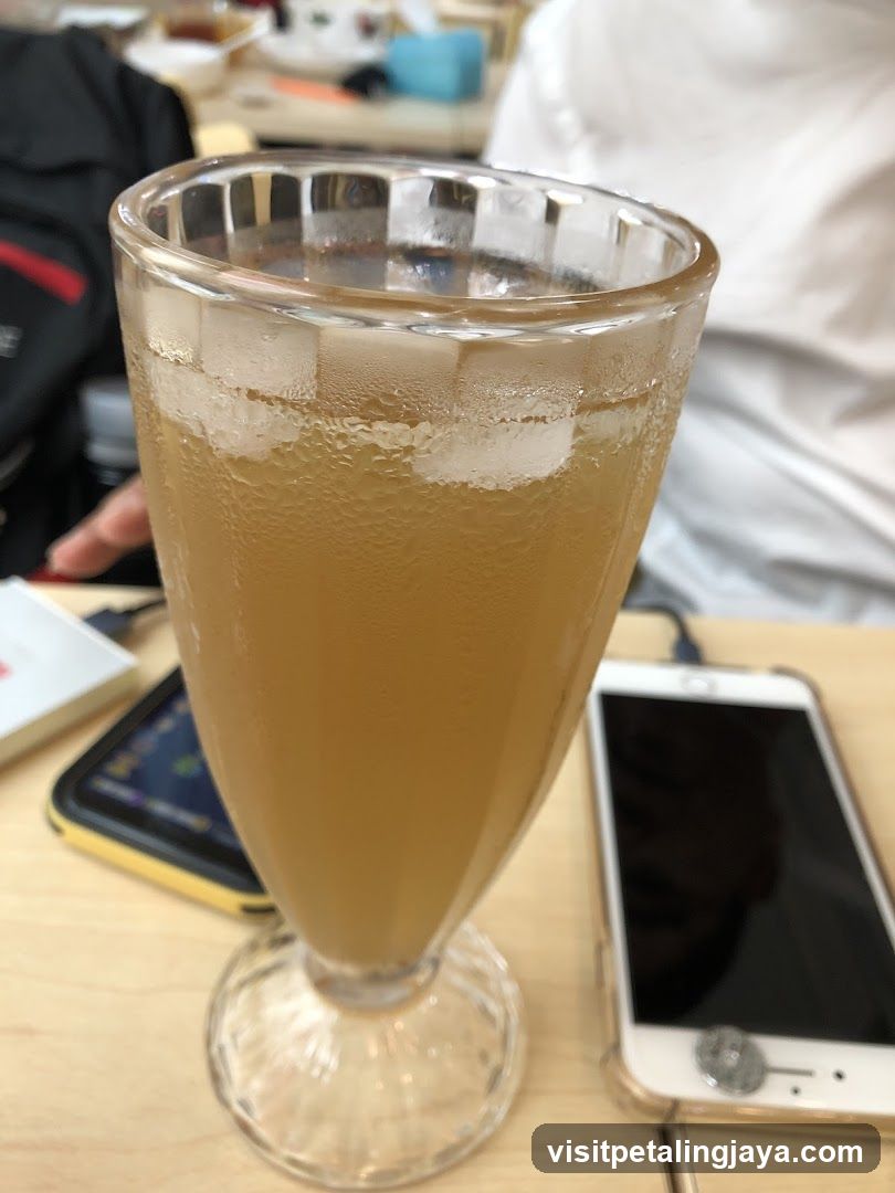 Iced Drink in Glass