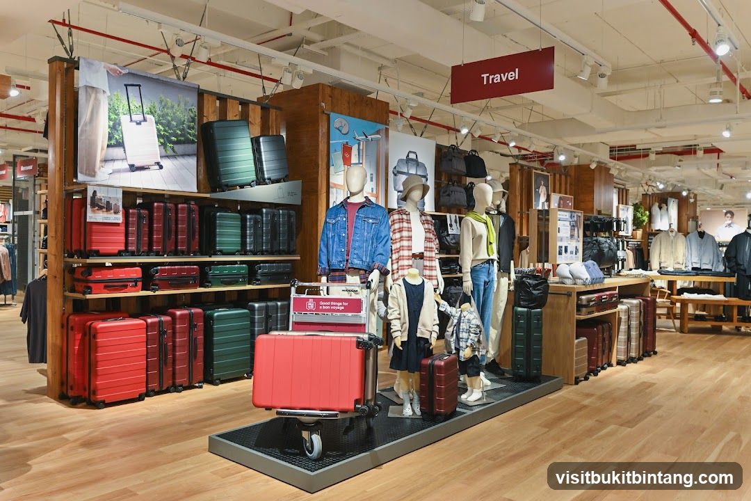 Travel Luggage and Apparel Display