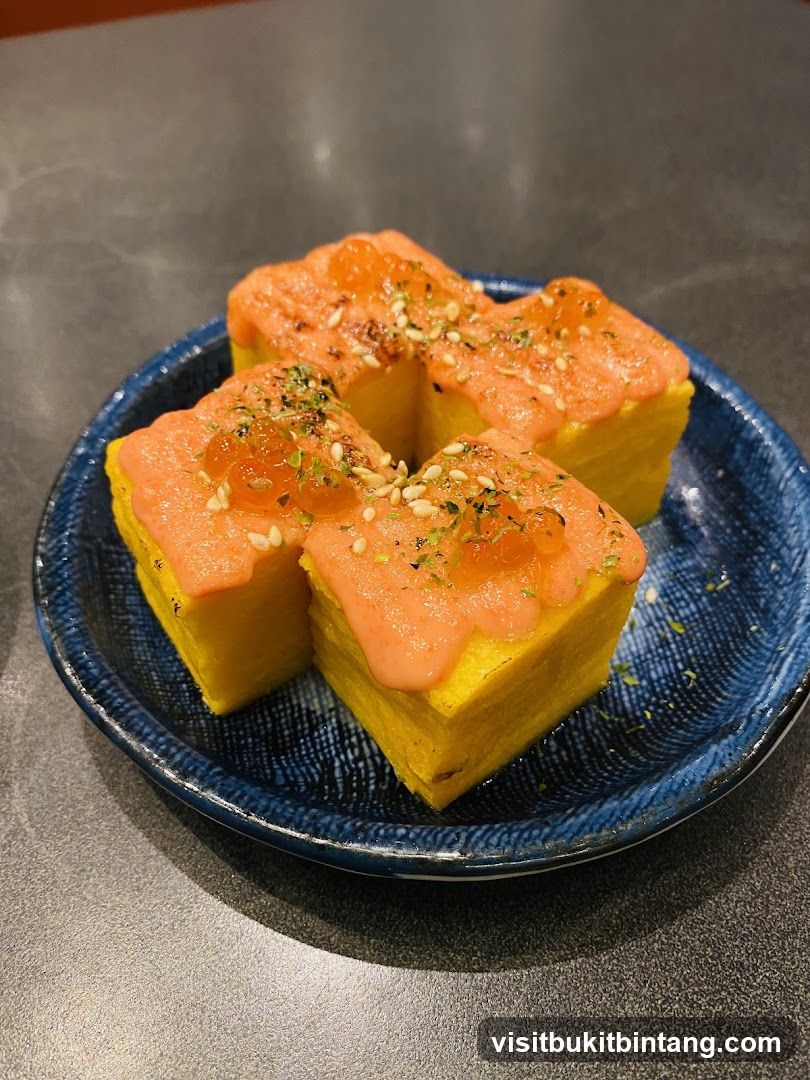 Tamagoyaki with Salmon Roe