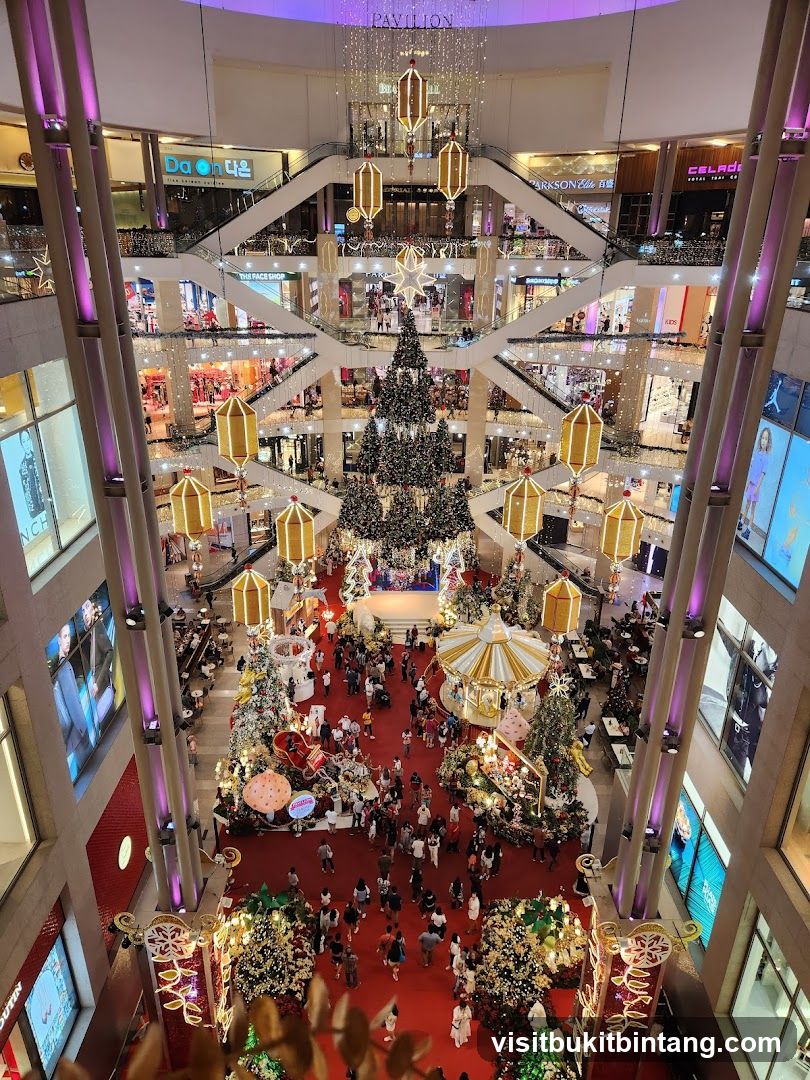 Christmas Decorations in a Mall