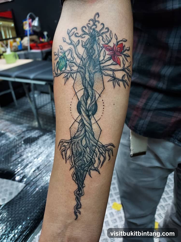 Tattoo of a Tree of Life