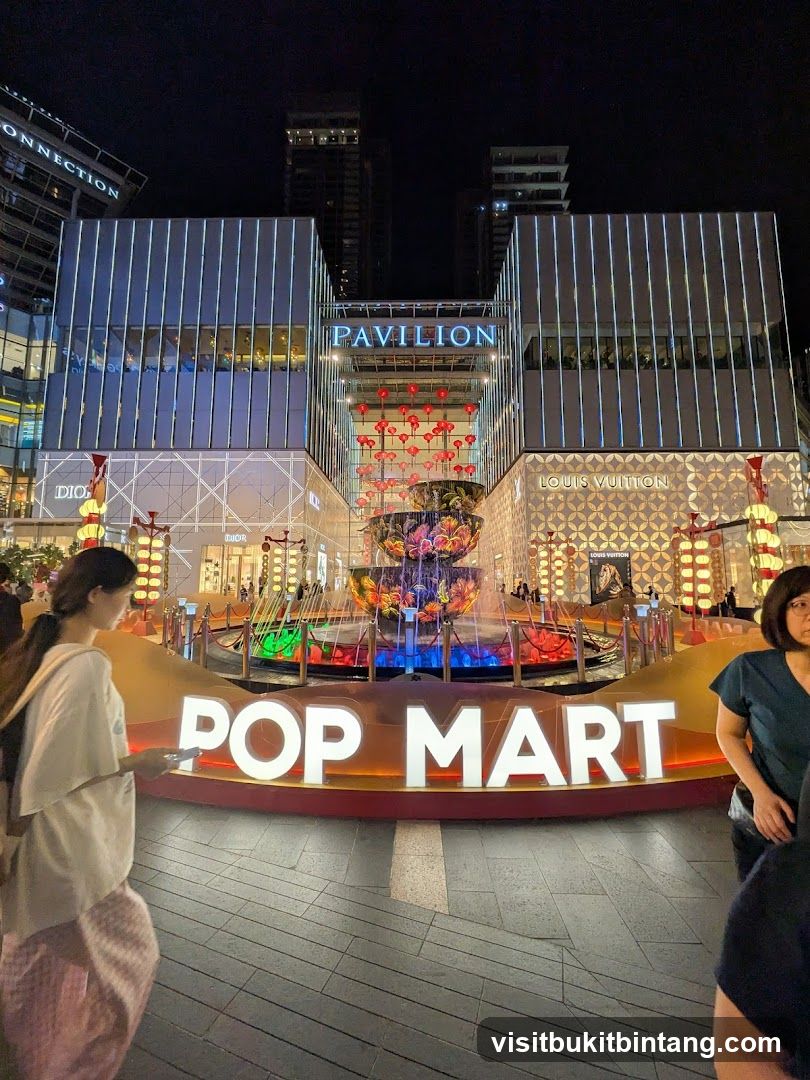 Pavilion Mall at Night