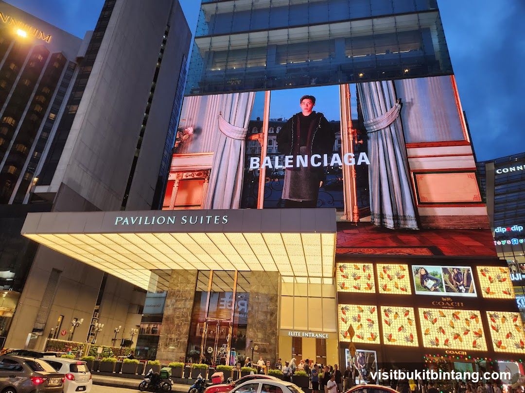 Balenciaga Advertisement on Building Facade