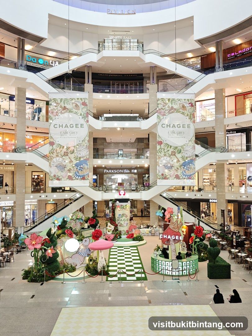 Mall Atrium with Themed Display