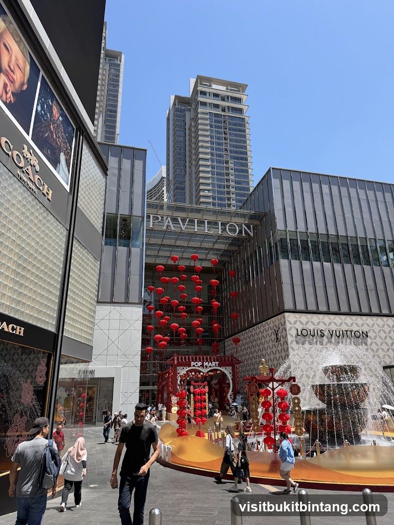 Pavilion Kuala Lumpur with Chinese New Year Decorations