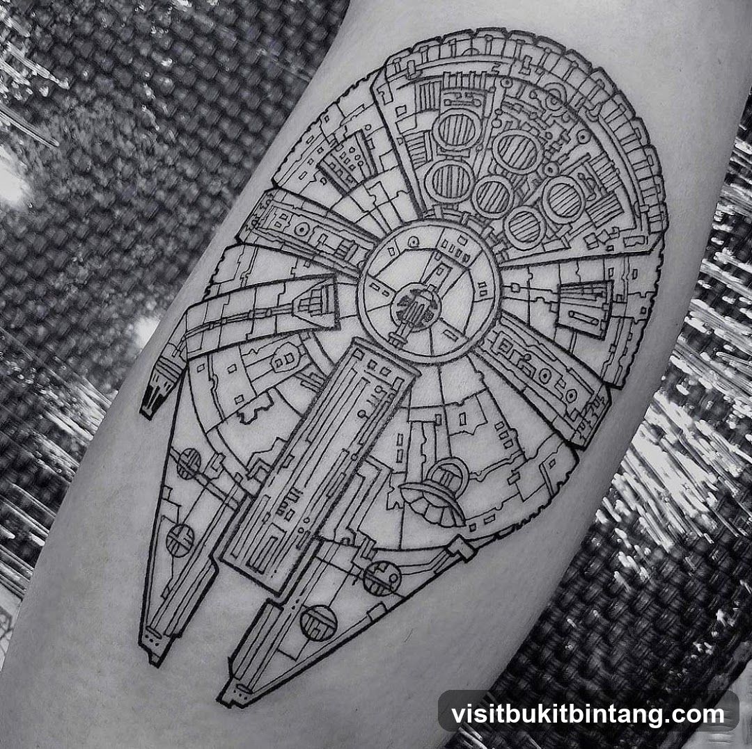 Millennium Falcon Tattoo