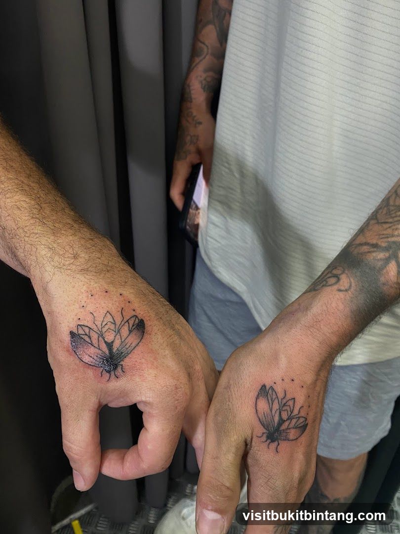 Matching Moth Tattoos