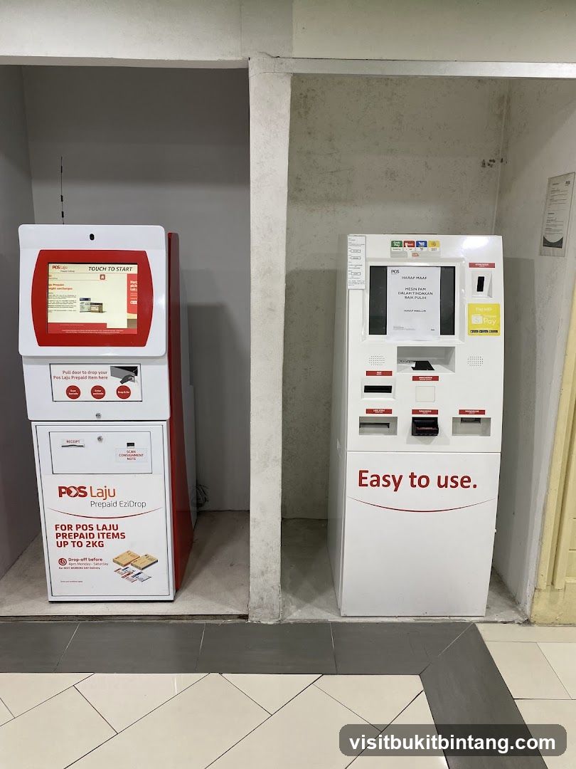 POS Laju Parcel Drop-off Machines