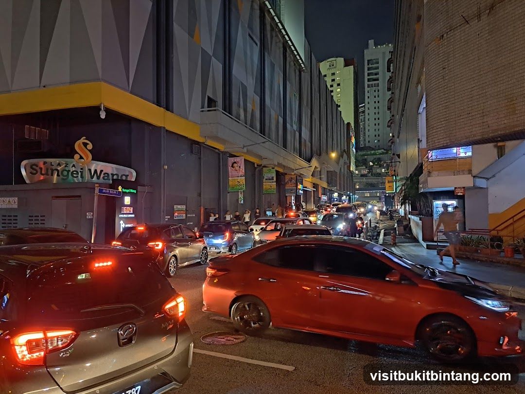 Busy Street at Night
