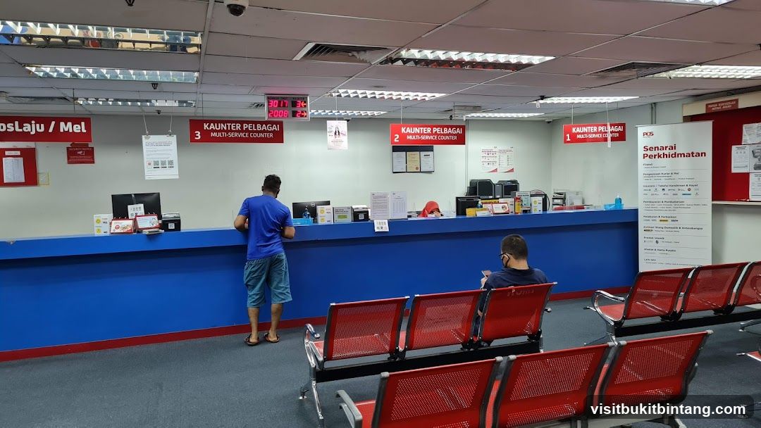 Post Office Service Counter