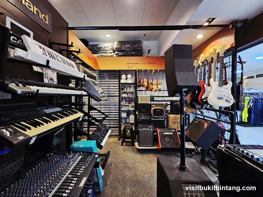 Musical Instrument Store Interior