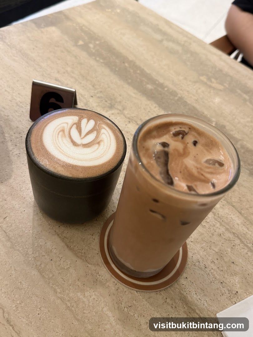 Two Chocolate Drinks