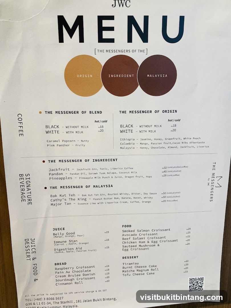 JWC MENU