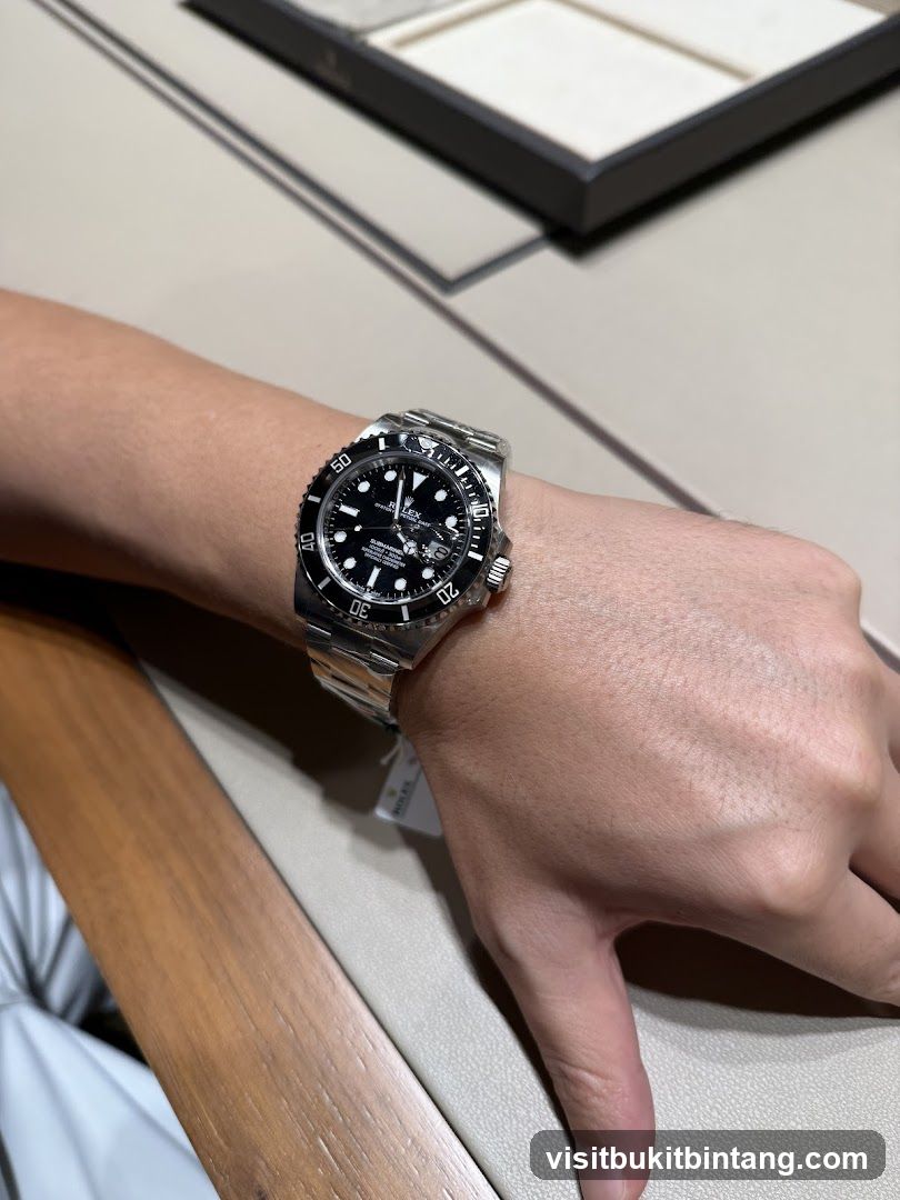 Rolex Watch on Wrist