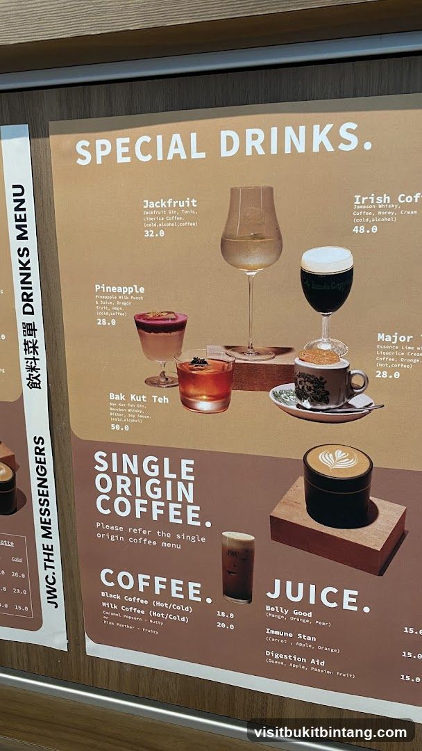 SPECIAL DRINKS MENU