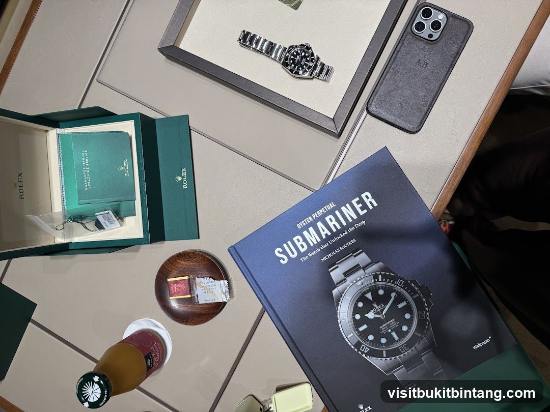 Rolex Submariner Book and Accessories