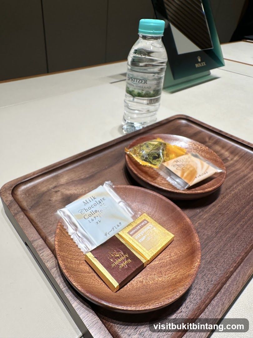Chocolates and Water