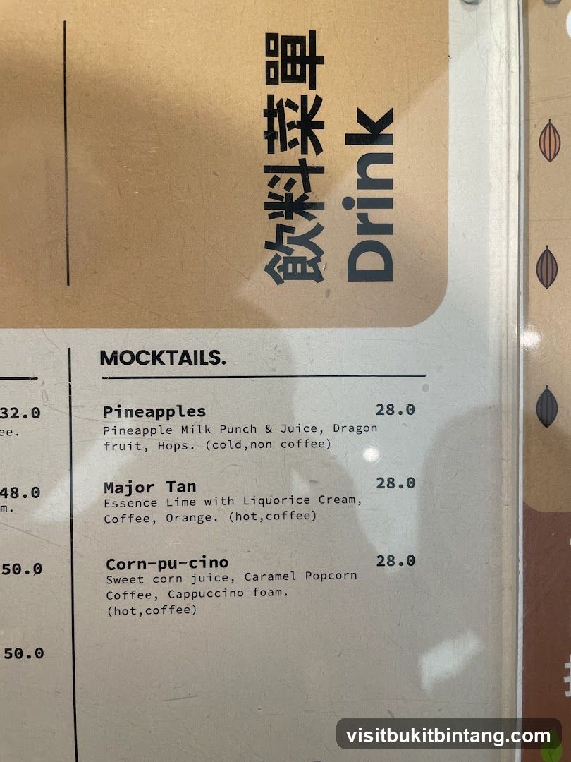 MOCKTAILS.