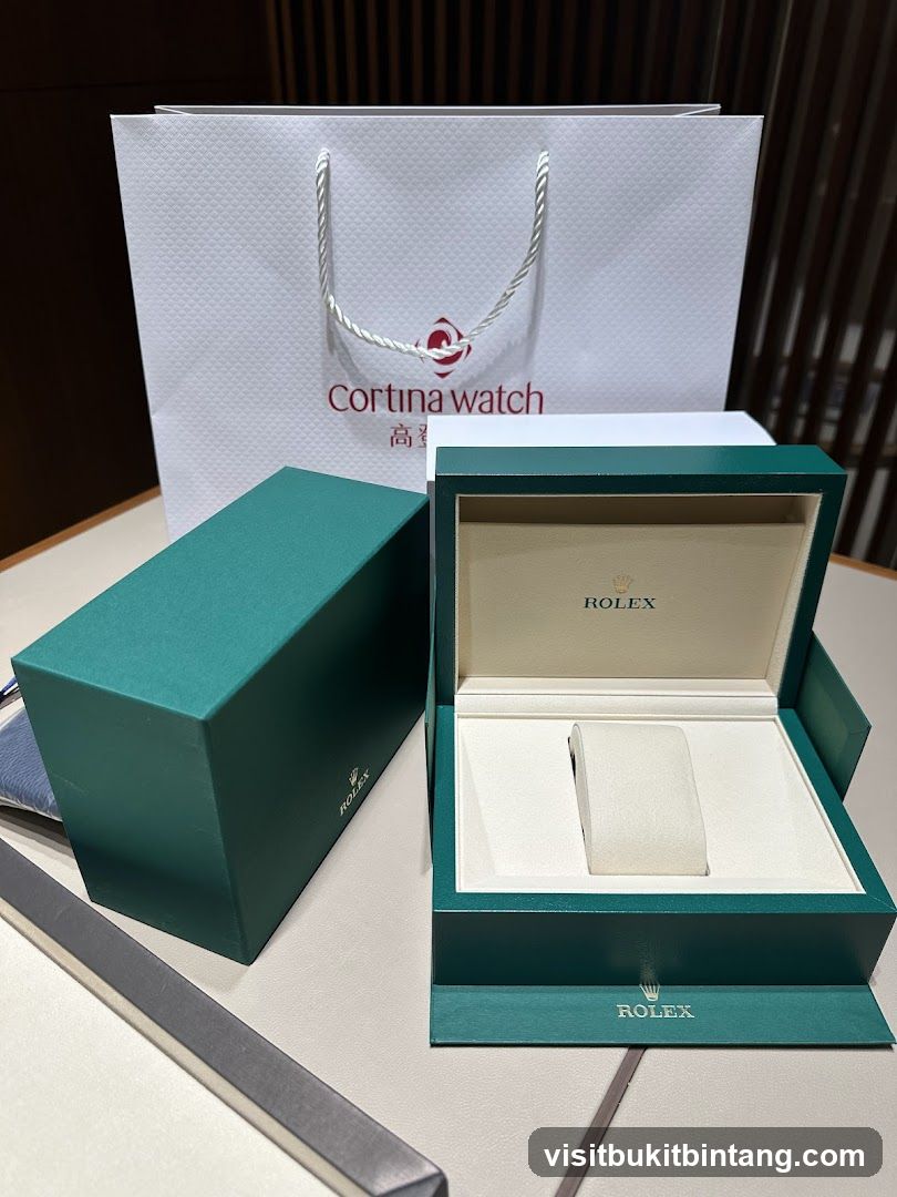 Rolex Watch Boxes and Cortina Watch Bag