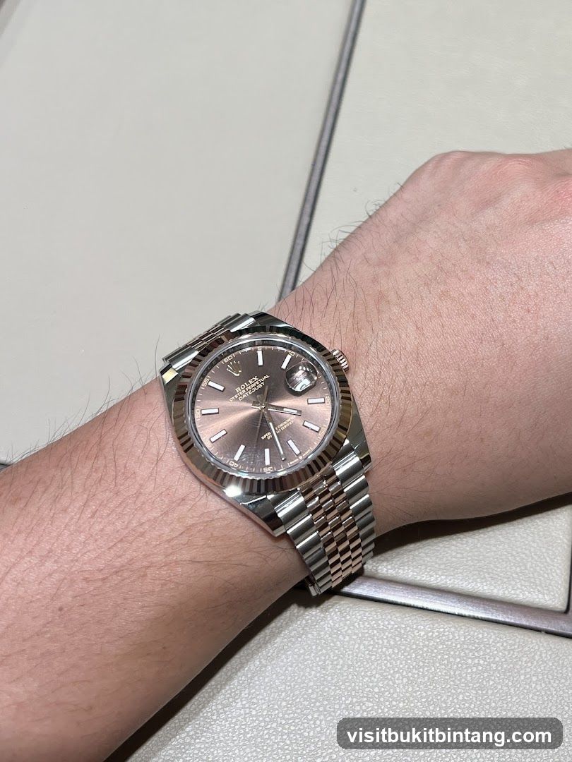 Rolex Watch on Wrist