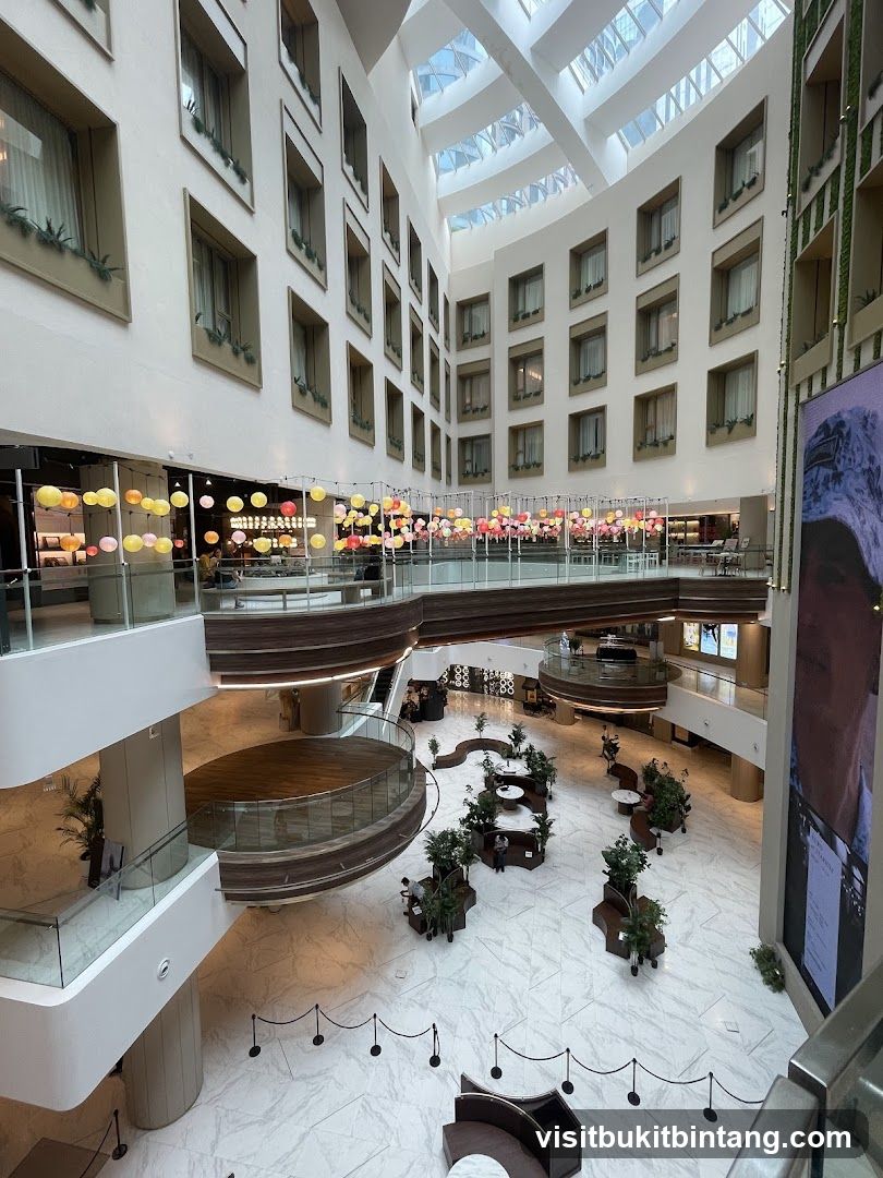 Modern Atrium with Multiple Levels