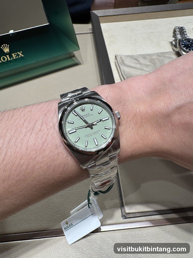 Rolex Watch on Wrist