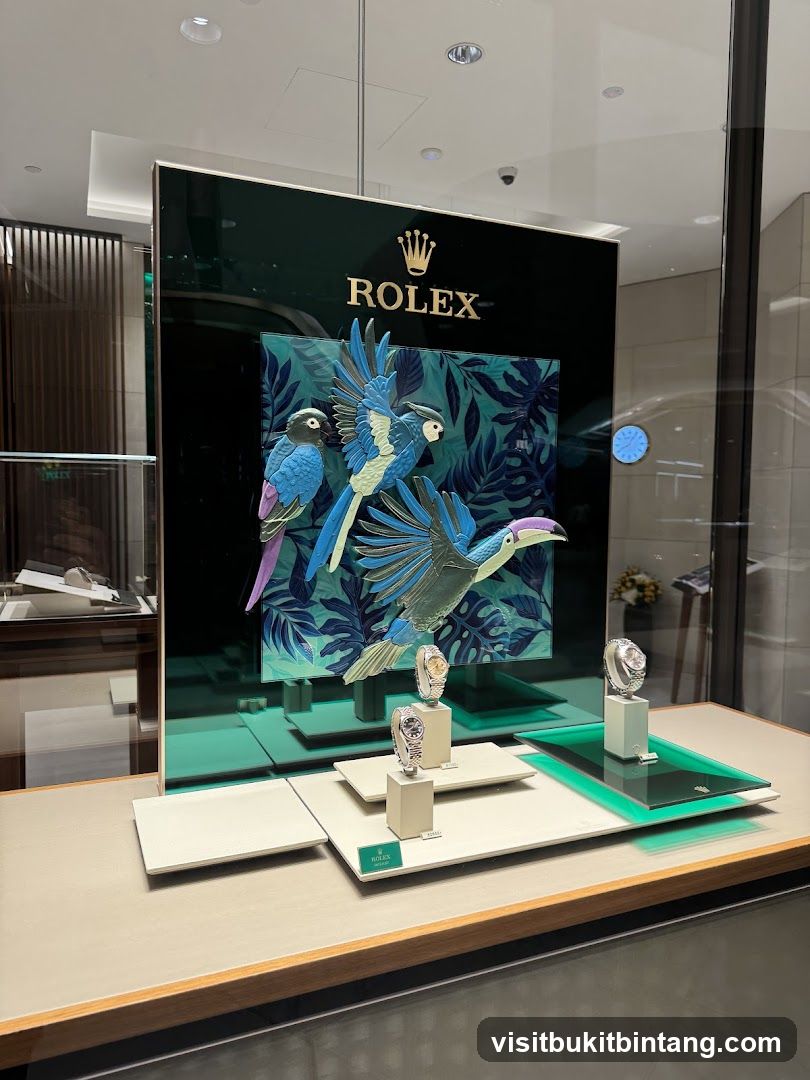 Rolex Watch Display