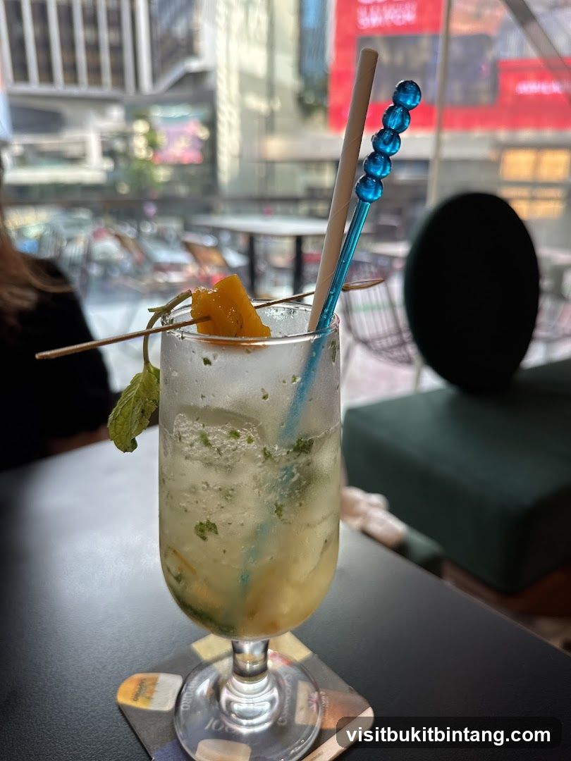 Cocktail with Fruit and Mint