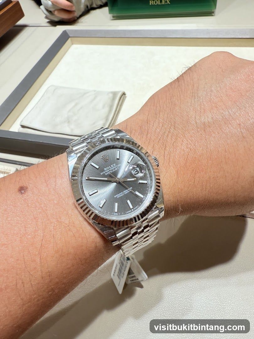 Rolex Watch on Wrist