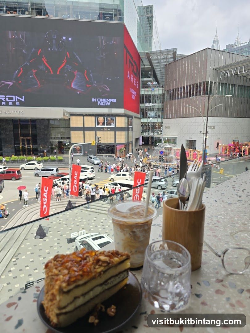 Outdoor Cafe with City View