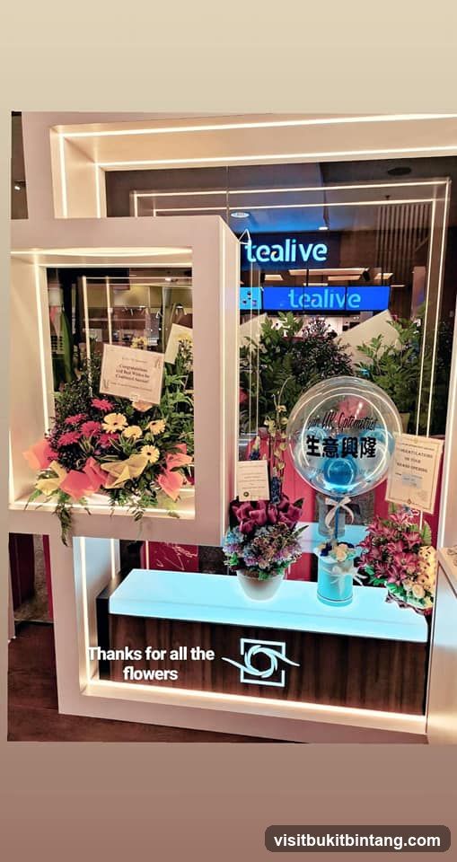 Tealive Storefront Display